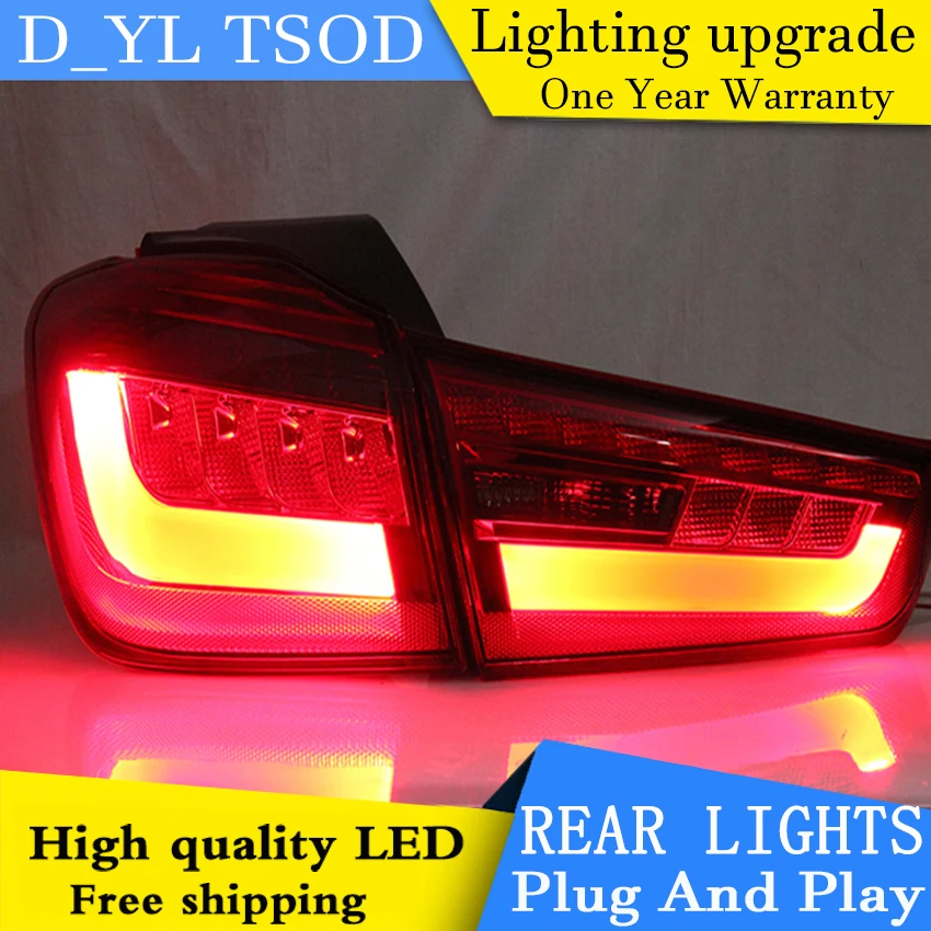 

D_YL Car Styling for Mitsubishi ASX Taillights New ASX LED Tail Lamp Outlander EX LED Rear Lamp DRL+Brake+Park+Signal led light