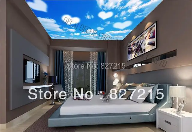Us 13 26 49 Off S 9252 Print Ceiling Tiles Pvc Stretched Ceiling Film Home Or Ceiling Decoration Function As Ceiling Panel In Wallpapers From Home