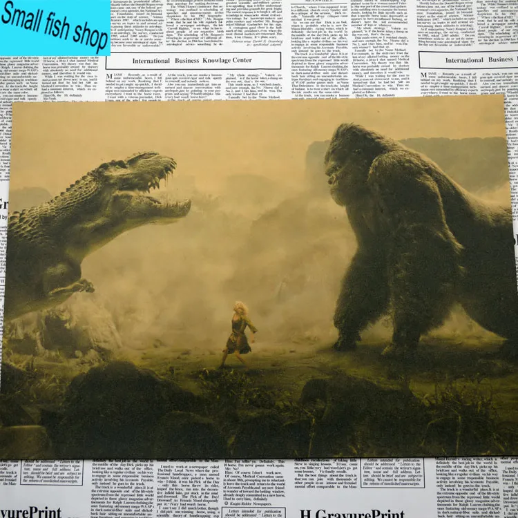 Классический кинопостер King Kong Naomi Watts украшение для дома Постер из крафт-бумаги
