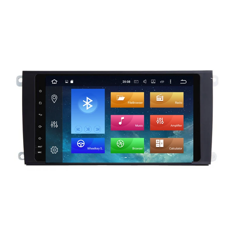 Cheap 8 inch full touch Android 9.0 64-Bit 4GB RAM 64G RAM auto Car DVD Player for Porsche Cayenne 2002-2009 gps navigation PX6 DSP 1