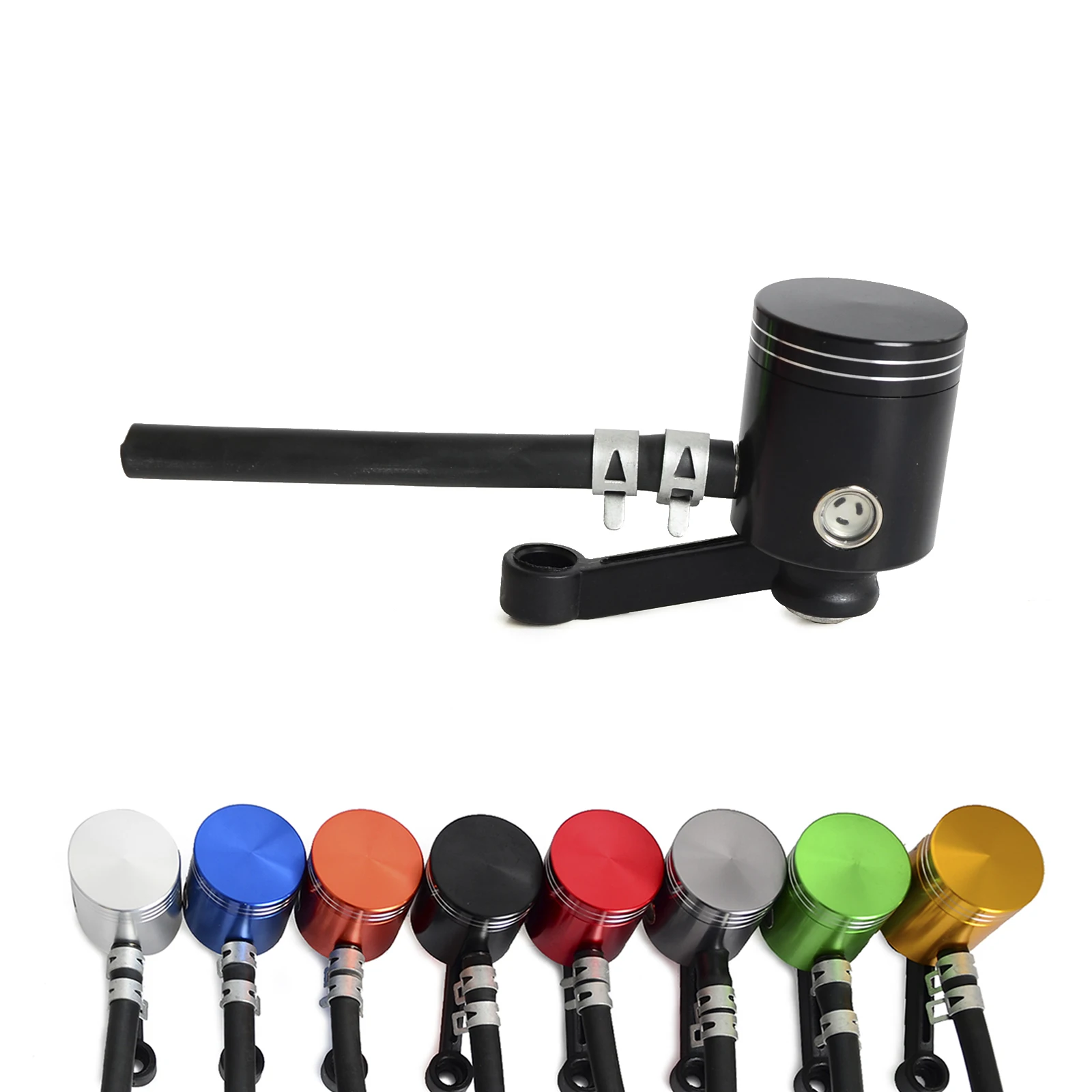 Motorcycle Brake Fluid Reservoir Clutch Tank Cylinder Master Oil Cup For Honda CBR600 Yamaha R1 R6 MT07 MT09 Kawasaki Z750 Z1000 Motorcycle Brake Fluid Reservoir Clutch Tank Cylinder Master Oil Cup For Honda CBR600 Yamaha R1 R6 MT07 MT09 Kawasaki Z750 Z1000