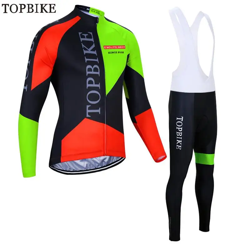 TOPBIKE Pro Велоспорт Джерси наборы traje ciclismo mujer с длинным рукавом гоночный велосипед велосипедная Одежда MTB Велосипедное платье велосипедный наряд - Цвет: BT-0803