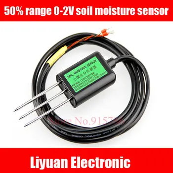

50% range soil moisture sensor / 0-2V output soil sensor / 5-30V three-line moisture soil transmitter
