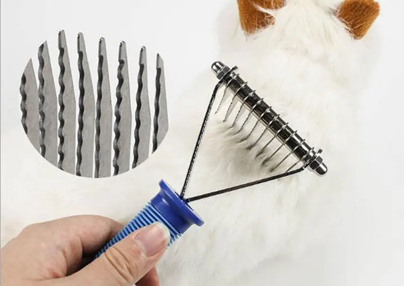 Carding Pet нож расческа для собак собака и кошка удаление волос парикмахерская расческа анти узел расческа товары для животных и домашних животных