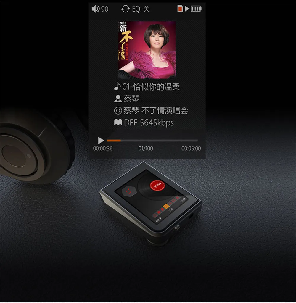 Ruidu A50 многофункциональный MP3-плеер 16 ГБ 32 ГБ для хранения 2,5 дюймов экран воспроизводит около 20 ч Высокое качество Fm Электронная книга радио Музыкальный плеер