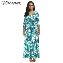 Summer Casual Maxi Women Dress Plus Size Beach Green Xxxl Print Sleeve Long Dresses Office Big Size 2018 Clothes Fashion Sale