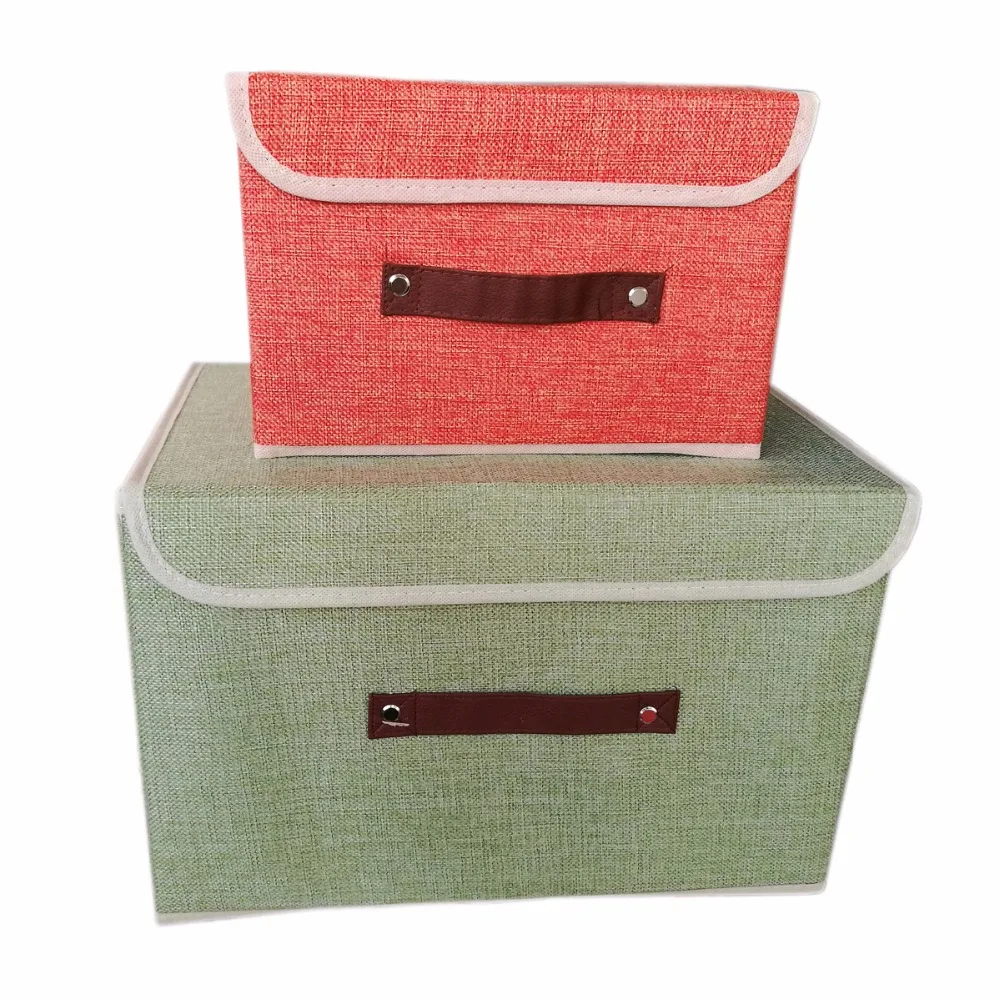 Складной тканевый куб для хранения ящик для хранения мелочей складной органайзер для одежды корзины складной ящик для детской комнаты