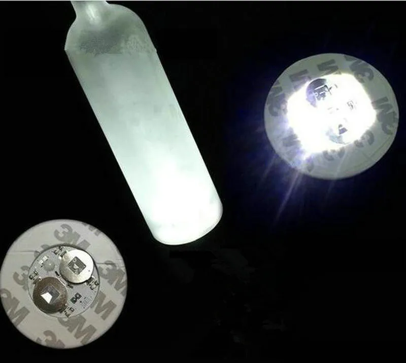 Super bright 3mm 4 LED Flashing Lights Bulb Bottle Cup Mat Coaster LED glorifier mini glow stick