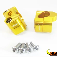 Мотоцикл Универсальный cnc Алюминий резьбовое отверстие 28 мм 11/8 ''дюймовый руль стояки жир Ручка Бар горе Зажим для Kawasaki honda KTM