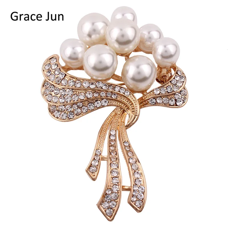 Grace Jun 2017 New Design Bridal Brooches for Wedding Bouquets