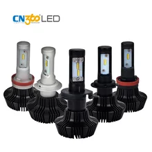 CN360 2 шт. 8000LM для зэс чипов автомобилей Светодиодный фар Conversion Kit(Подол короче спереди и длиннее сзади) ЛУЧ H4 9003 H7 H8 H9 H11 H13 9004 9005 HB3 9006 HB4 9007