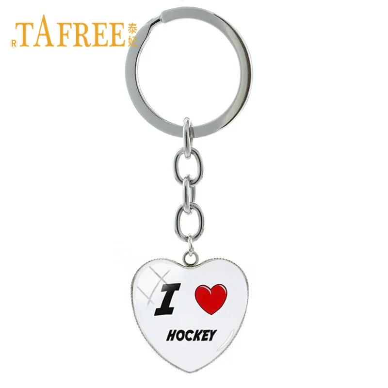 TAFREE 2018 новый шарм хоккейный брелок на ключи в виде обуви сердце кулон хоккейная