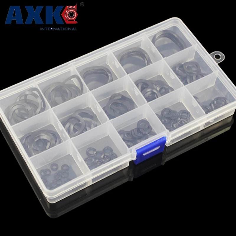 

AXK 175pcs Three Wave Washer Set Wave Spring Washer Elastic Washer 3-25