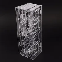 Прозрачные Акриловые серьги-гвоздики колье Многофункциональный пластиковый складной экран серьги ювелирные изделия стенд держатель#241349