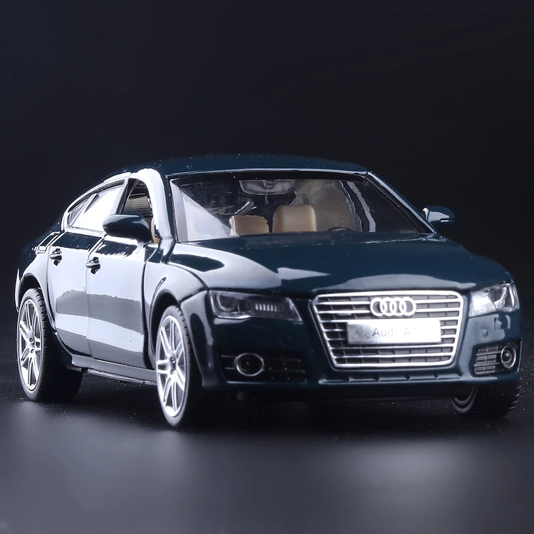 Kopen Hoge Simulatie Prachtige Diecasts   Toy Voertuigen caipo Auto Styling A7 Model Geluid en Licht 132 Alloy Diecast Model Auto Speelgoed Auto