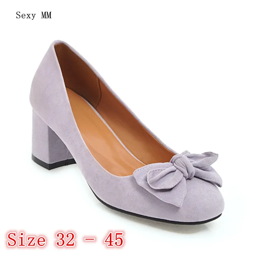 

Low High Heels Women Pumps High Heel Butterfly Shoes Stiletto Woman Shoes Kitten Heels Small Plus Size 32 33 - 40 41 42 43 44 45