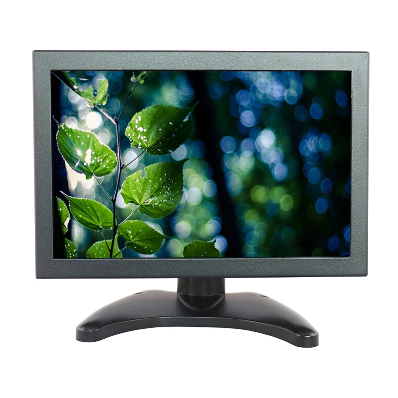 10.1 inch high resolution 1920*1200 HD LCD monitor metal case industrial monitor with VGA HDMI interface 