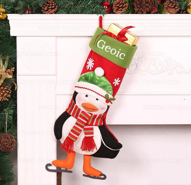 penguin monogrammed christmas stocking personalized christmas snowflake stockings funny christmas stockings ornaments - Funny Christmas Stockings penguin monogrammed christmas stocking personalized christmas snowflake stockings funny christmas stockings ornaments - Funny Christmas Stockings