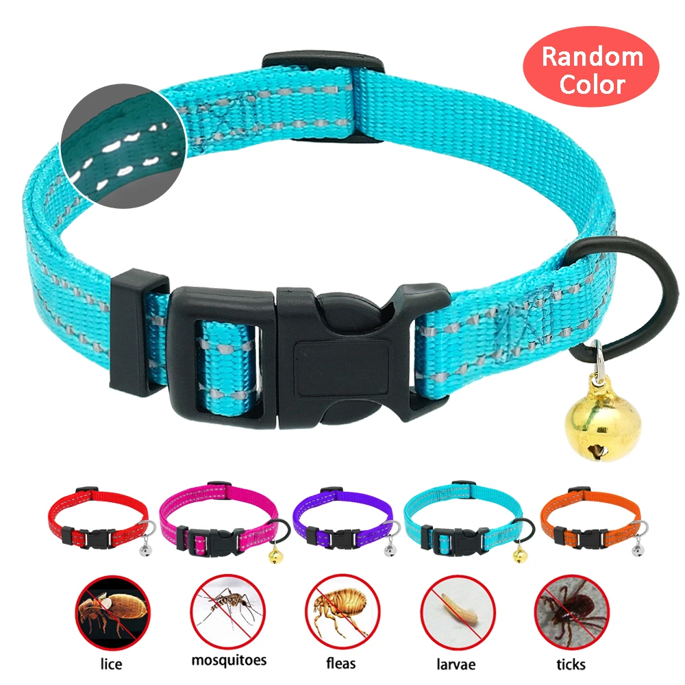 ノミやダニ襟反射犬猫のノミの襟抗シラミ害虫首輪殺すシラミ寄生虫駆虫用小型犬猫 Collars Aliexpress