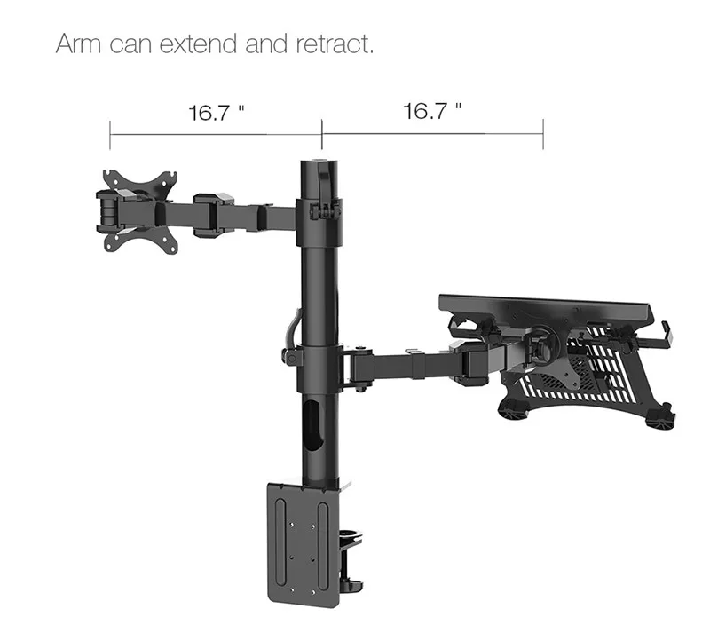 Desktop Laptop Mount & Monitor Mount LCD Arm