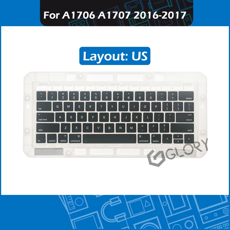 New US Layout Keycaps Complete set for font b Macbook b font Pro Retina 13 15