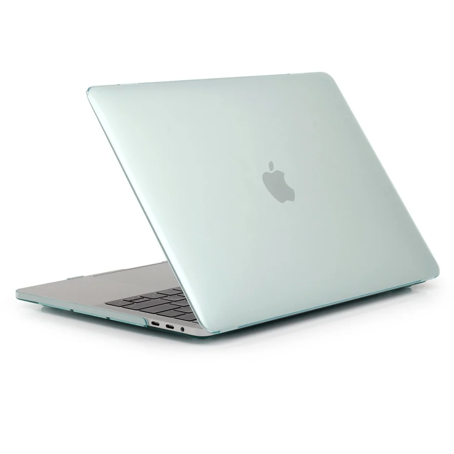Чехол для ноутбука macbook air 13 чехол для Apple macbook air Pro retina 11 12 13 15 для mac book New Pro 13 15 дюймов с сенсорной панелью - Цвет: Зеленый