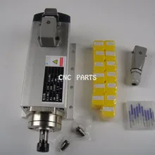 Фрезерный станок с ЧПУ шпиндель ER11 воздушное охлаждение 1.5KW шпиндель с 4 шт. подшипник+ 13 штук ER11 цанги+ ЧПУ гравировочные Биты
