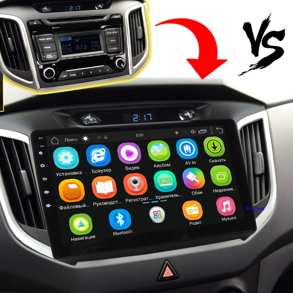 Best 2din 2.5D HD 10.1" Android 8.1 Car DVD Multimedia player 2G+32G For Hyundai Creta ix25 Stereo Head Unit Car radio GPS navigation 3 Best 2din 2.5D HD 10.1" Android 8.1 Car DVD Multimedia player 2G+32G For Hyundai Creta ix25 Stereo Head Unit Car radio GPS navigation 3