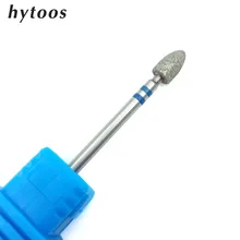 HYTOOS алмазное сверло для ногтей 3/3" роторная фреза для маникюра электрические аксессуары для сверления ногтей Mill-F0407D для ногтей