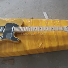 Новое поступление натуральная электрогитара с зубчатым грифом t38a