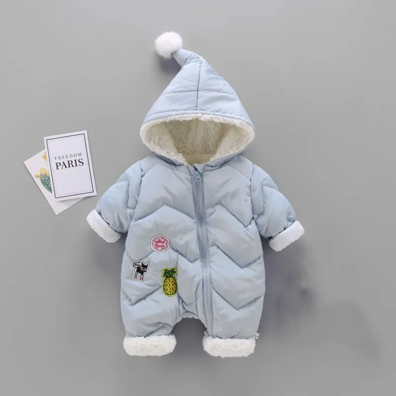 COOTELILI/зимняя одежда для маленьких девочек; Детский комбинезон; Теплая Флисовая одежда для младенцев; костюм; бархатное детское зимнее пальто; зимний комбинезон; комбинезоны