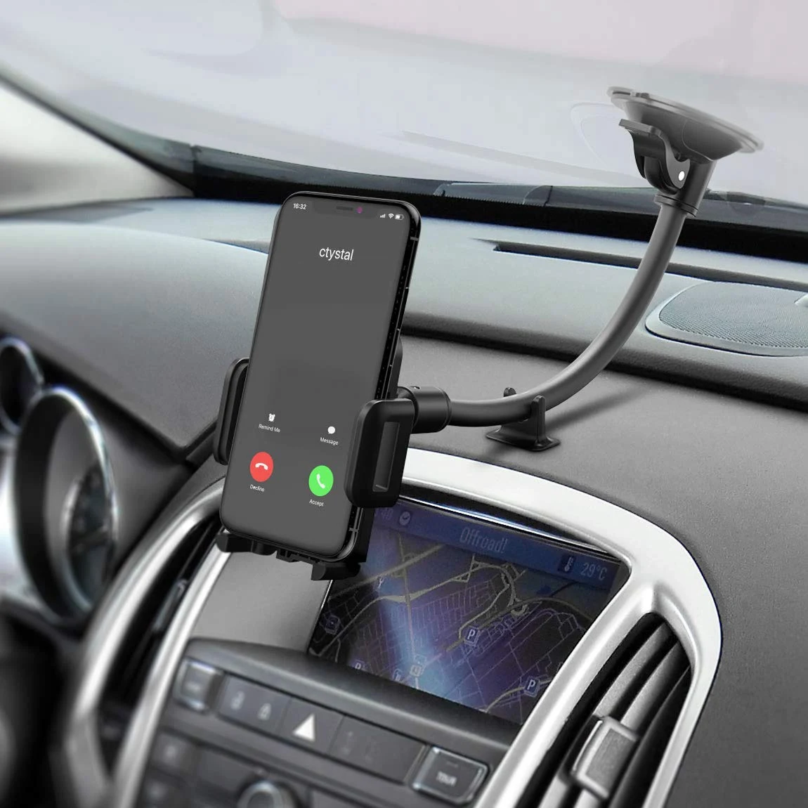 Автомобильный держатель для мобильного телефона автомобильный Windshieldlong Arm с