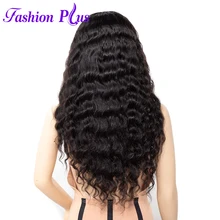 Парики из натуральных волос на шнурках для женщин, длинные парики из натуральных цветов, свободные волны, бразильские волосы Remy, парики из натуральных волос