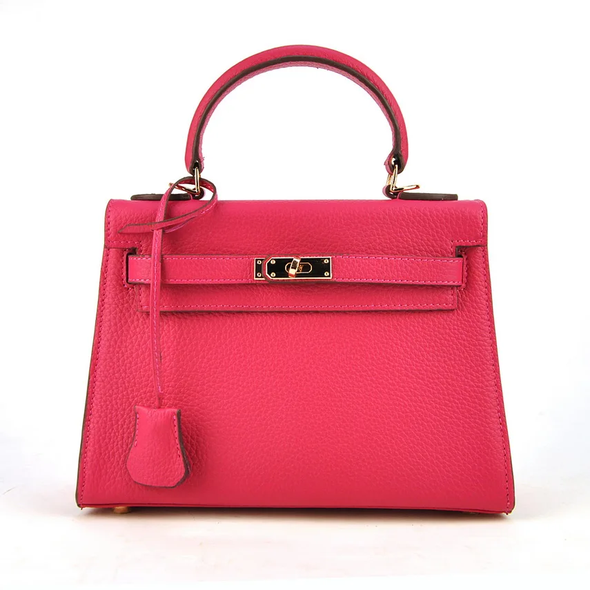 

Women Genuine Leather Small Shoulder Handbag Top Handle Bag Box Satchel Lady Fashion Purse Natural Cow Skin Bags