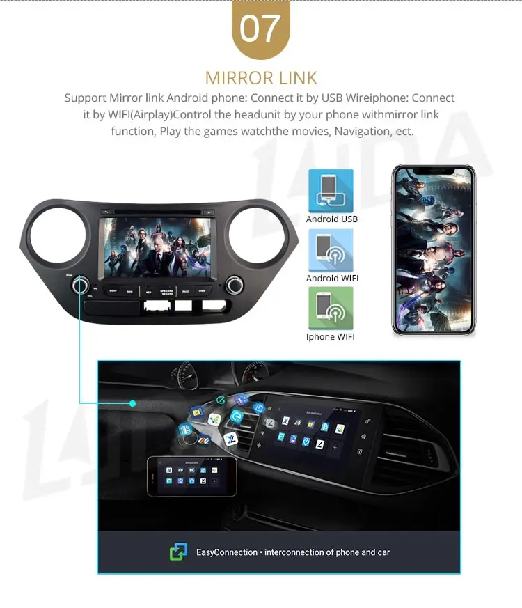 Excellent LJDA Android 9.1 Car dvd player for Hyundai I10 I-10 2013+ Car Radio headunit gps navigation stereo multimedia WIFI autoaudio sd 9 Excellent LJDA Android 9.1 Car dvd player for Hyundai I10 I-10 2013+ Car Radio headunit gps navigation stereo multimedia WIFI autoaudio sd 9