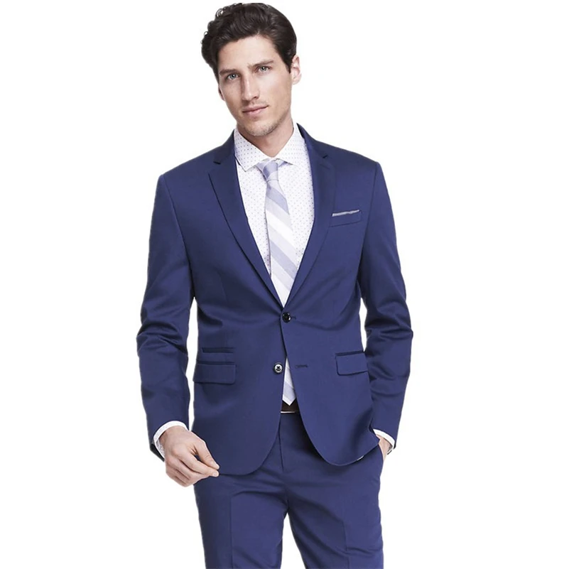 Men's Wedding Groom Tuxedos Groomsman Best Man Custom Made Formal New Style Suit