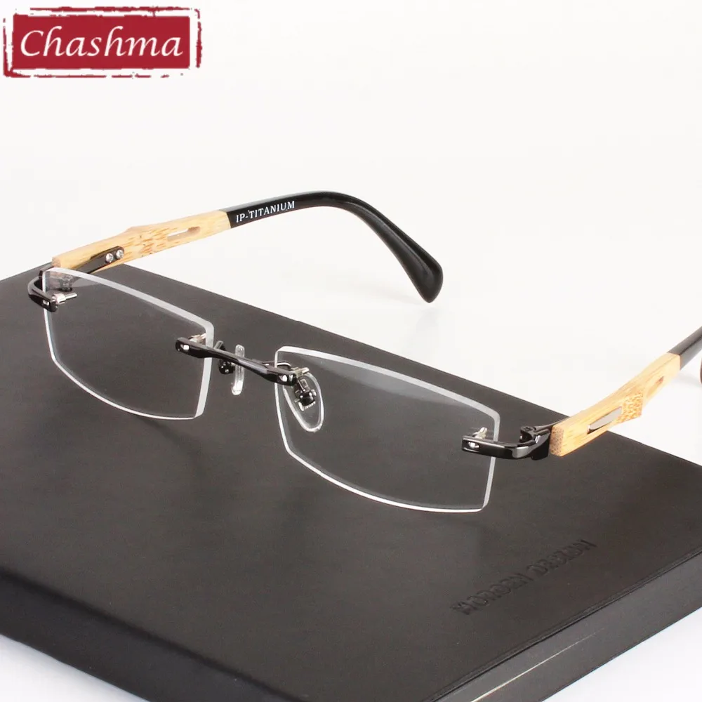 Брендовые здоровые очки Chashma трендовые с оптической оправой из чистого титана