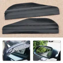 CITALL 2pcs Car Auto Flexible Rearview Side Mirror Cover Water Rain Sun Guard Visor Shield fit for Ford Kia Mazda Honda Audi VW
