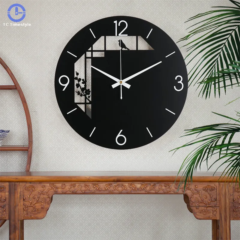 

Large Brief Wall Clock Living Room Personality Chinese Style Trend Clocks Minimalist Watch Home Office Decorative Silent Europea