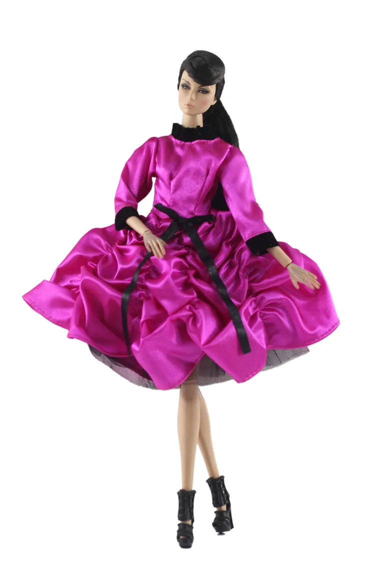 National costume Doll Dress / Cheongsam Party Gown Outfit Clothing Wedding Dress For 1/6 BJD Xinyi FR ST Barbie Doll, New - Color: 9