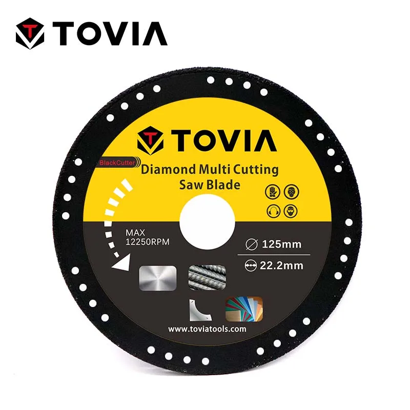 TOVIA 125mm Diamond Circular Saw blade Cutting Steel Stainless Steel Multipurpose Angle Grinder Saw Disc Power Tool Accessories