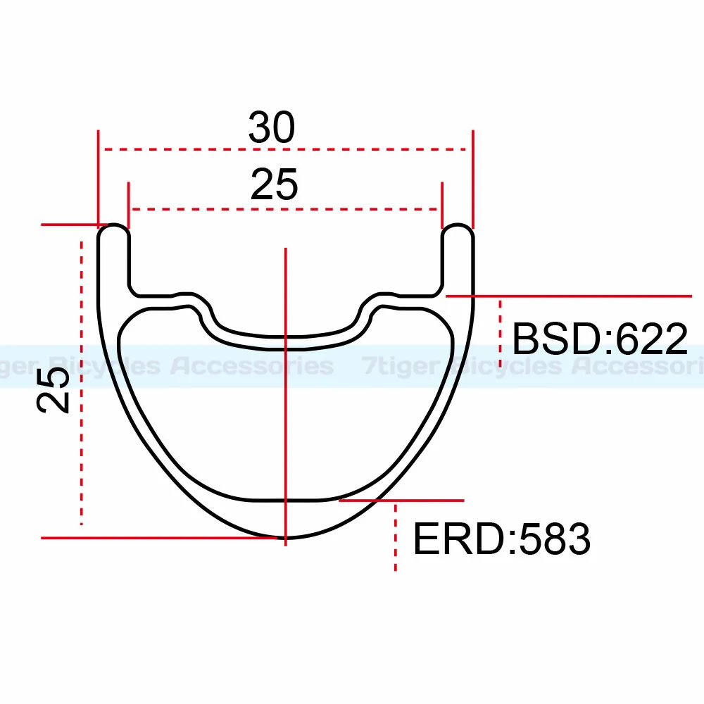 7-TIGER 2 шт 2" дюймовый бескамерный обод горный велосипед 3K UD Полный карбоновый обод МТБ 29er 30 мм ширина 310 гр