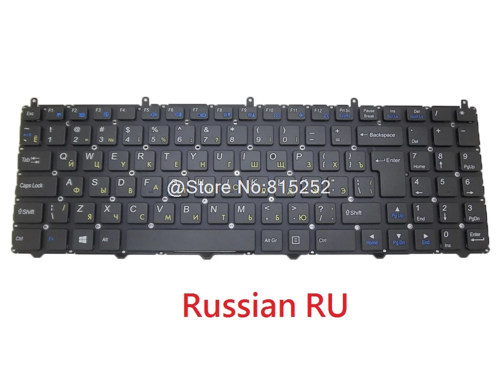 Laptop Keyboard For DEXP Atlas H150 H151 H152 H153 H155 H156 H157 H158 H159 H160 H161 H162 H163 H164 H165 H168 Russian RU | Компьютеры и