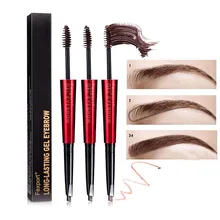 Fexport гель для бровей карандаш кофе коричневый тушь для бровей крем водонепроницаемый длительный двойной карандаш для бровей татуировки MN092