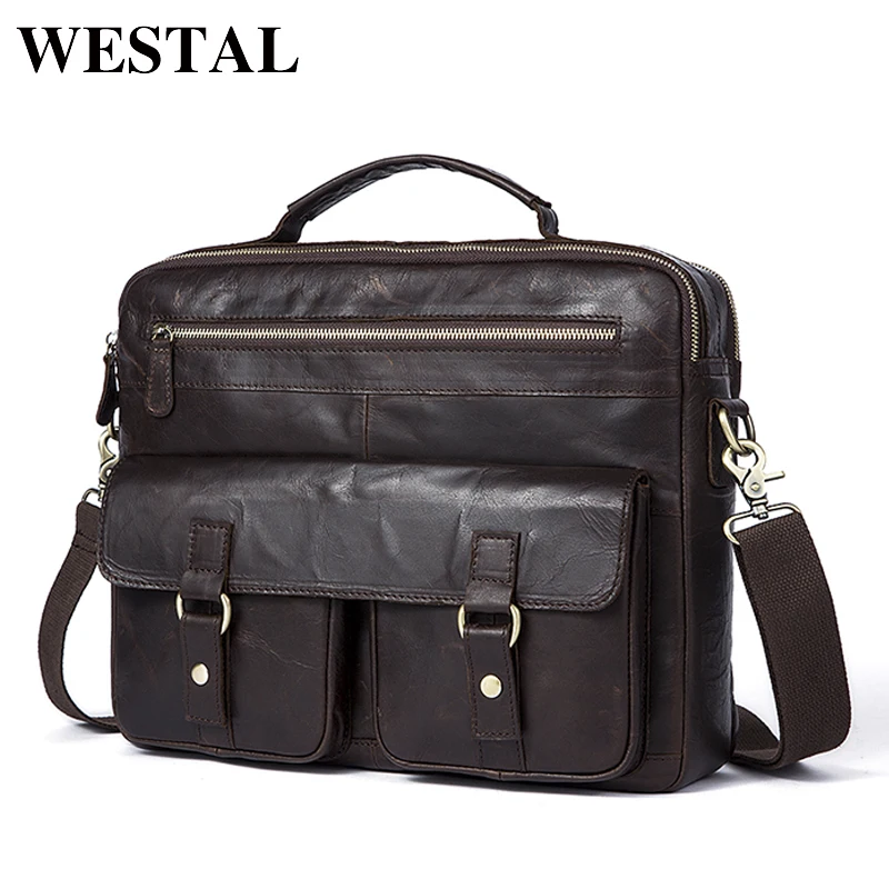 Сумка мессенджер WESTAL 7120 Мужская из натуральной кожи|shoulder bag men|shoulder bagsleather crossbody |