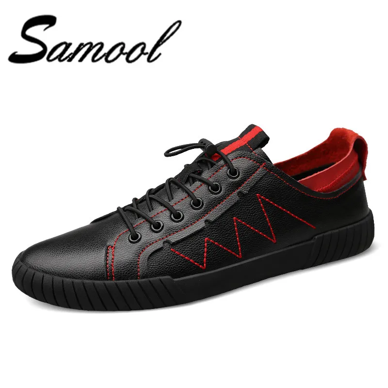 

2018 Summer Casual Shoes Mens Genuine Leather Shoes For Men Lace-Up Brand Fashion Flat Loafers Shoes Big Size 38-45 cx5