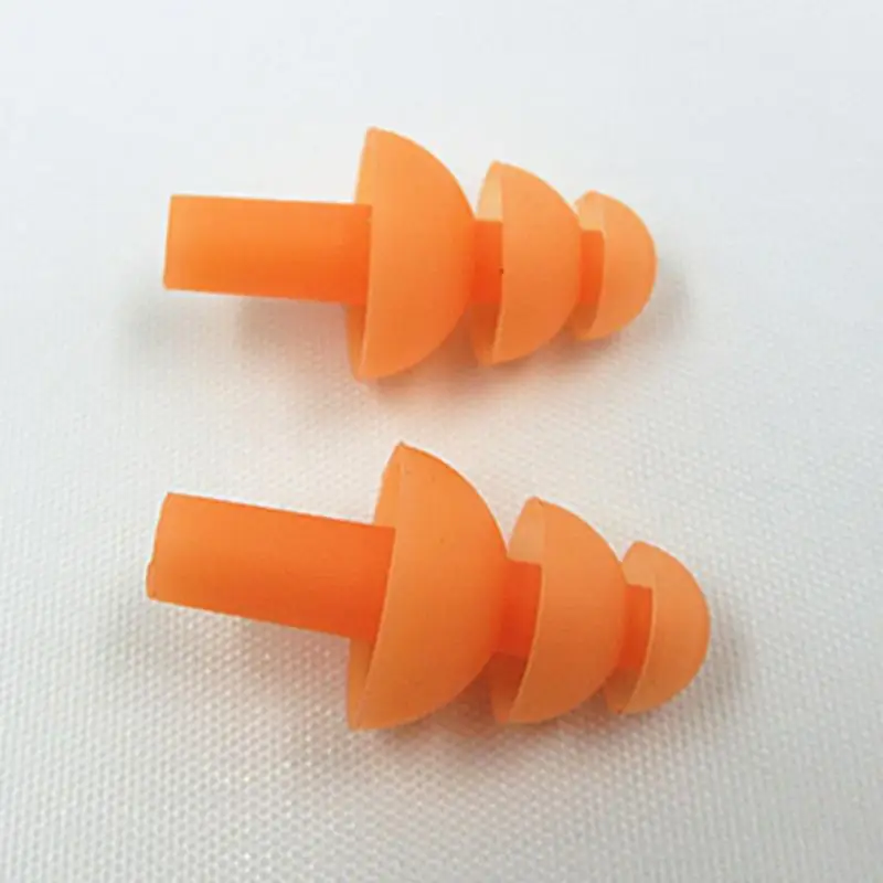 Buy 6 Pair Waterproof Swimming Silicone Swim Earplugs
