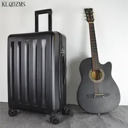 KLQDZMS Мода 20/24 дюймов ABS прокатки багажа Спиннер бизнес путешествия чемодан Спиннер тележка Сумка на колесах