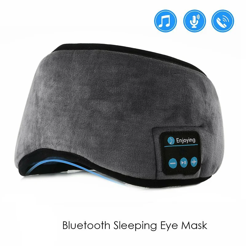 Беспроводной Bluetooth стерео маска для глаз наушники сна Музыка гарнитура GDeals