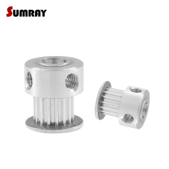 

SUMRAY Timing Pulley MXL 20T 4/5/6/6.35/8mm Inner Bore Toothed Pulley Wheel 7/11mm Belt Width Aluminium Motor Pulley